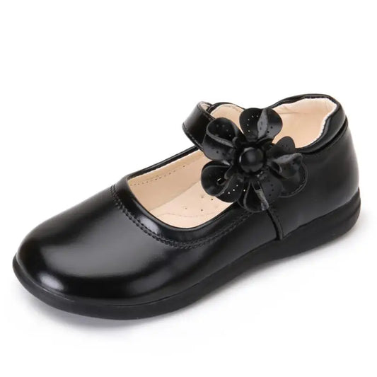 Girls Leather Shoes for Children.