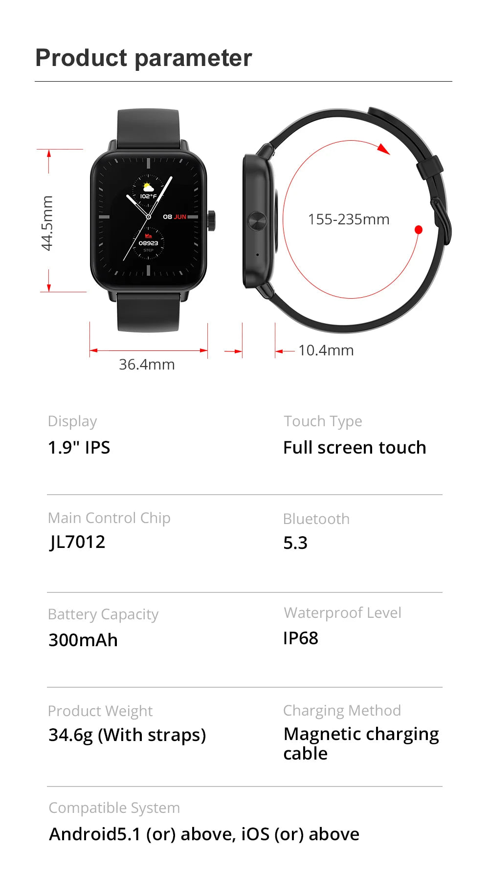 Bluetooth Smart Watch