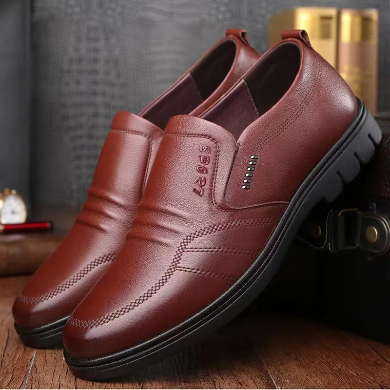 Men's leather shoes