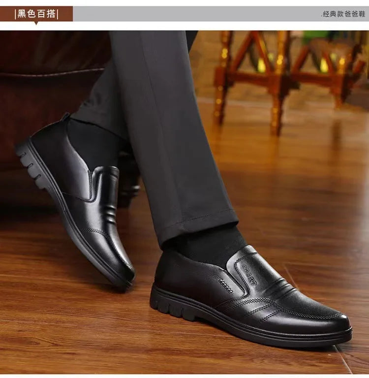 Men's leather shoes