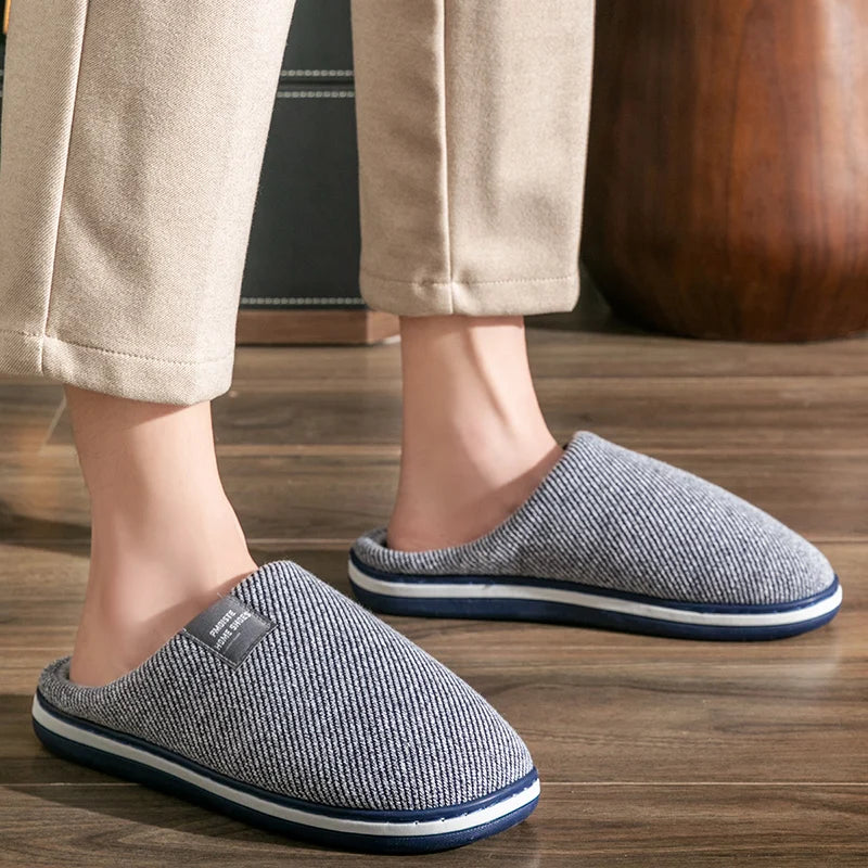 Winter Warm Cotton Slippers .