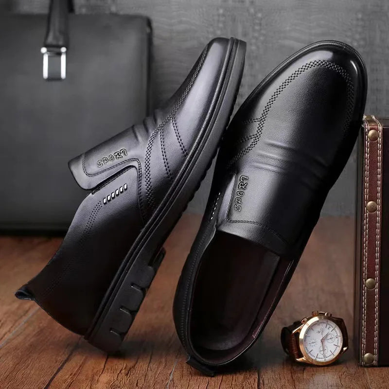 Men's leather shoes