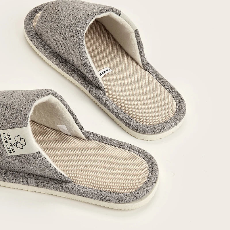 Linen Slippers For Men & Women's .