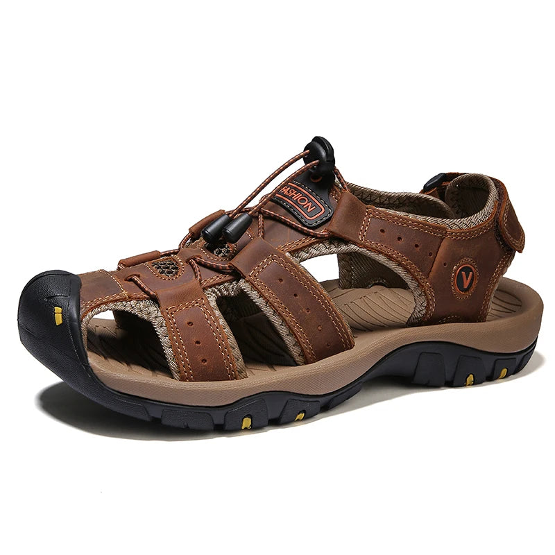 Leather Sandals  Casual Shoes.