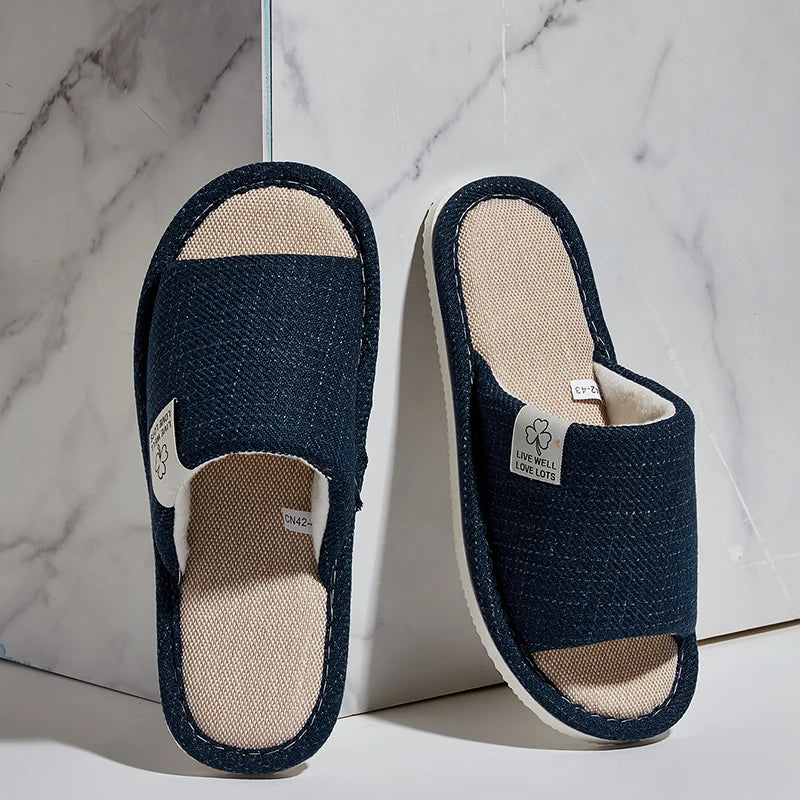 Linen Slippers For Men & Women's .