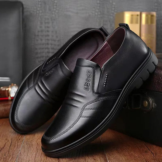 Men's leather shoes