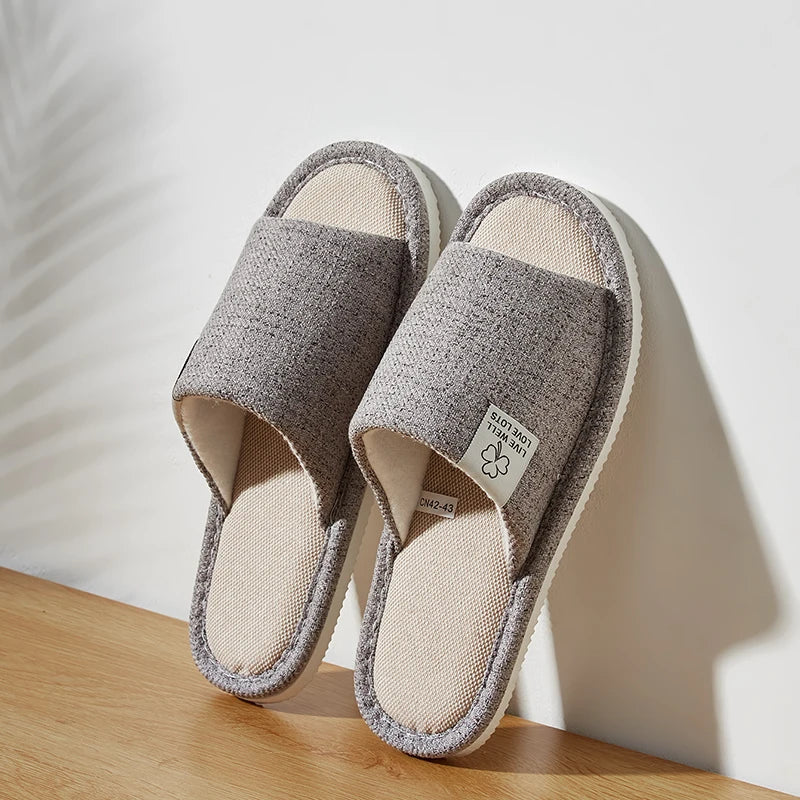 Linen Slippers For Men & Women's .